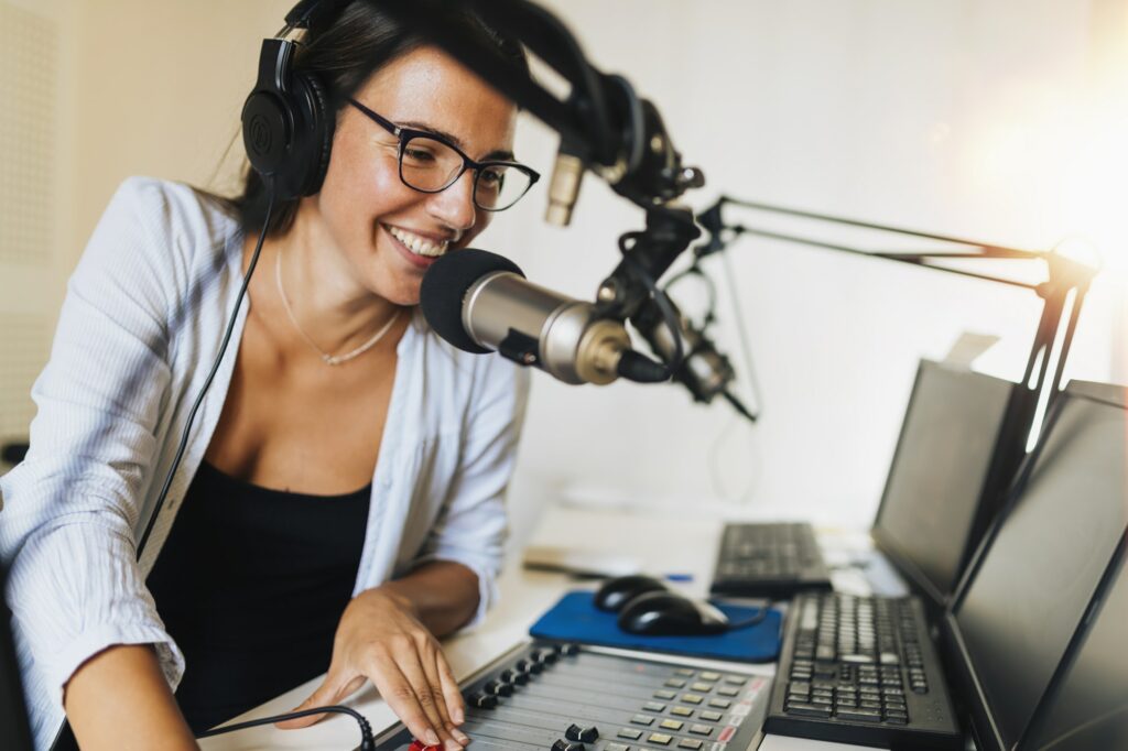 Talk Show at Online Radio Station