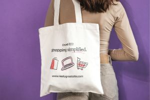 Promotional branded tote bag